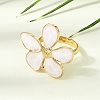 304 Stainless Steel Enamel Cuff Open Rings SA-CBA369F-04G-03-3