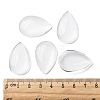 Transparent Teardrop Glass Cabochons X-GGLA-R024-30x20-5