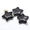 Star Synthetic Blue Goldstone Pendants G-Q367-06-2