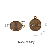 Alloy Pendants PALLOY-CJ0001-60-2