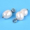Natural Baroque Keshi Pearl Cultured Freshwater Pearl Pendants LS-PEAR-Q013-01C-3