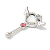 Rack Plating Alloy Pendants FIND-I039-009P-02-2