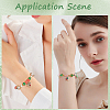 DIY Strawberry & Cherry Charm Bracelets Sets DIY-SC0031-58-5