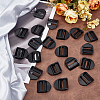 POM Plastic Ladder Lock Slider Buckles FIND-WH0366-013-5