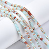 Synthetic Aqua Terra Jasper  Beads Strands X-G-S366-102A-5