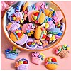 Opaque Resin Decoden Cabochons CRES-I029-02-1