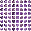 100Pcs Natural Amethyst Beads G-SP0001-22B-1
