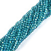 Transparent Glass Beads Strands EGLA-N028-01A-A05-2