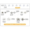 30Pcs 5 Styles 304 Stainless Steel Stud Earring Findings STAS-YW0001-87-2