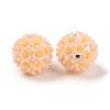 Handmade Luminous Polymer Clay Rhinestone Fancy Beads CLAY-H003-04F-3