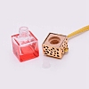 Car Hanging Air Freshener Glass Bottles DJEW-WH0008-10F-3