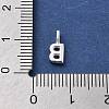 925 Sterling Silver with Cubic Zirconia Charms STER-Q004-01B-S-3