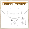 Round Plastic Imitation Pearl Pendant Necklace & Stud Earring SJEW-LP0001-36-2