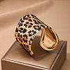 Leopard Print Alloy Cuff Bangles  for Women WGB08C8-01-3