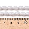 Opaque Solid Color Beads Strands EGLA-N013-P6mm-D05-4