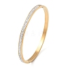 304 Stainless Steel Micro Pave Cubic Zirconia Hinged Bangles for Women BJEW-B161-06G-4