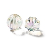 Two Tone UV Plating Rainbow Iridescent Acrylic Beads TACR-D010-05E-3