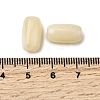 Opaque Acrylic Beads OACR-WH0055-01G-3