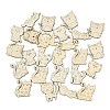 25Pcs Unfinished Wood Cutouts WOOD-P020-01B-1