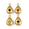 304 Stainless Steel Charms STAS-I342-09G-1