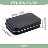 Tinplate Storage Box CON-WH0085-92-2