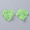 Autumn Theme Transparent Frosted Acrylic Pendants X-PAF002Y-28-2