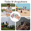 Portable Tartan Patern Non Woven Picnic Mat JX572A-02-7
