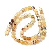 Natural Yellow Opal Beads Strands G-I213-18-6mm-4