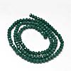 Faceted Rondelle Glass Beads Strands GLAA-I033-4mm-18-2