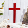 Wooden Cross Wall Decoration HJEW-WH0036-87-4