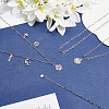 6Pcs 304 Stainless Steel Paperclip Chain Necklaces NJEW-SC0001-57B-P-3