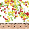 4 Colors Christmas 8/0 Glass Round Seed Beads SEED-X0058-03B-4