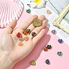 16Pcs 15 Colors Handmade Lampwork Beads LAMP-CJ0002-47-4