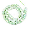 Anti-Tarnish Electroplate Glass Beads Strands GLAA-T025-6mm-10E-2