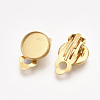 201 Stainless Steel Clip-on Earring Findings STAS-T045-34B-G-2