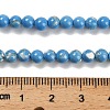 Assembled Synthetic Stone and Trochus Shell Beads Strands G-B128-08A-08-4