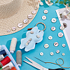 100Pcs 5 Styes 2-Hole Shell Buttons BUTT-PH0001-44-2
