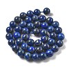 Natural Lapis Lazuli Beads Strands G-P348-01-8mm-5