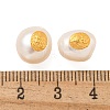 Oval Natural Freshwater Pearl Beads PEAR-K009-02G-3