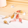 12Pcs 6 Style Natural & Synthetic Gemstone Pendants G-FW0001-23-5