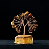 Natural Tiger Eye Chips Tree Decorations PW-WG47948-06-1