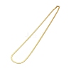 Ion Plating(IP) 304 Stainless Steel Herringbone Chain Necklace for Men Women NJEW-E076-04C-G-1