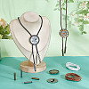 DIY Poirot Tie Accessories Kits DIY-NB0013-40-4