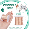 1 Roll Copper Craft Wire Copper Beading Wire CWIR-NB0001-03B-2
