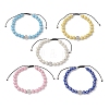 Acrylic & Alloy Beads Braided Bead Bracelets BJEW-JB13095-2