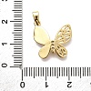 Brass Clear Cubic Zirconia Pendants KK-B187-01G-01A-3