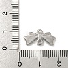 Non-Tarnish 304 Stainless Steel Bowknot Links Connector Charms STAS-N103-97P-3