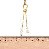 304 Stainless Steel with Natural freshwater Pearl Knot Tassel Pendant Necklaces for Women NJEW-Z111-02G-3