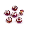 Transparent Glass European Beads GPDL-N004-D14mm-A05-1