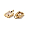 PVD Vacuum Plating 304 Stainless Steel Pendants X-STAS-D189-03G-B09-3
